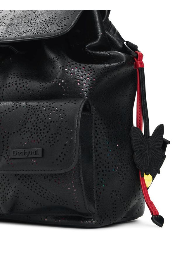Desigual Plecak 26SAKP30 Czarny. Kolor: czarny. Materiał: skóra