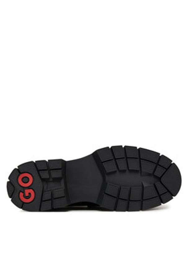 Hugo - HUGO Loafersy Kris 50548194 Czarny. Kolor: czarny. Materiał: skóra