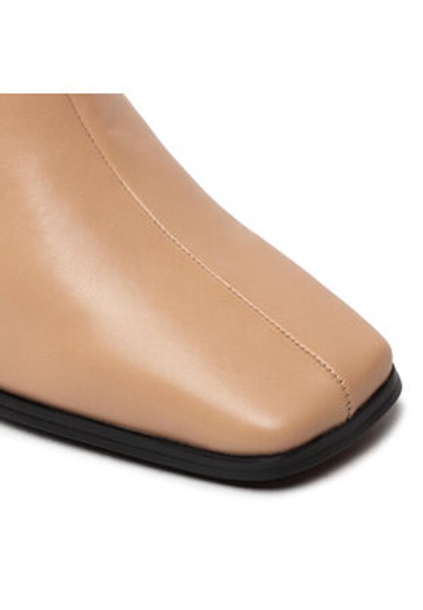 DeeZee Botki ZALY30747-1 Beżowy. Kolor: beżowy. Materiał: skóra