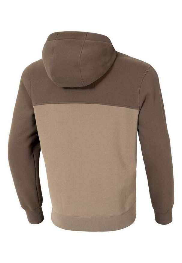 PITBULL - Bluza męska Pitbull z kapturem Two-Color Hilltop. Typ kołnierza: kaptur. Kolor: zielony, wielokolorowy, brązowy