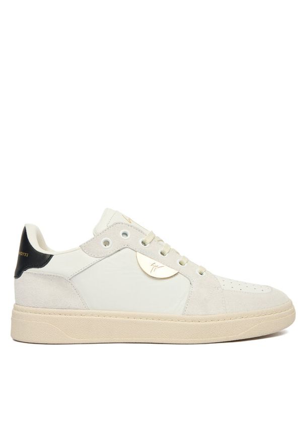 Giuseppe Zanotti Sneakersy RU50044/002 Biały. Kolor: biały. Materiał: skóra