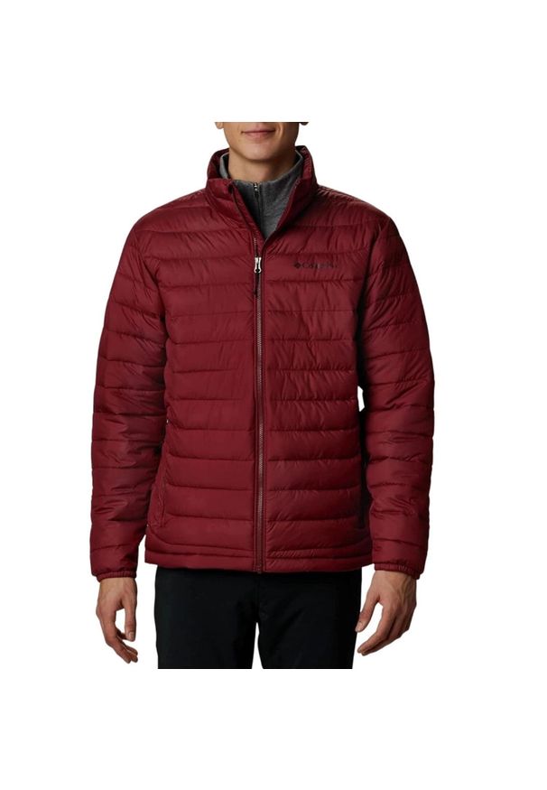 columbia - Kurtka turystyczna męska Columbia Powder Lite. Kolor: czerwony. Materiał: poliester. Sport: turystyka piesza