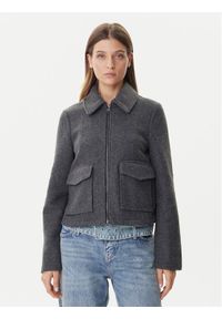 Vero Moda Kurtka przejściowa Safir 10331731 Szary Regular Fit. Kolor: szary. Materiał: syntetyk