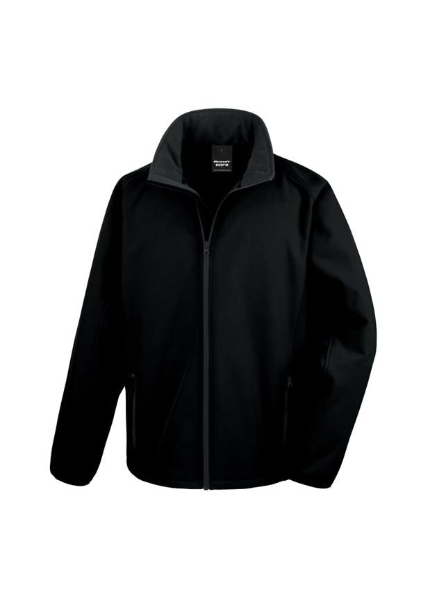 RESULT - Kurtka 3 w 1 wodoodporna Result softshell. Kolor: czarny. Materiał: softshell