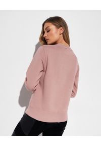 GOLDEN GOOSE - Bawełniana bluza z nadrukiem. Kolor: różowy, wielokolorowy, fioletowy. Materiał: bawełna. Długość rękawa: długi rękaw. Długość: długie. Wzór: nadruk #3
