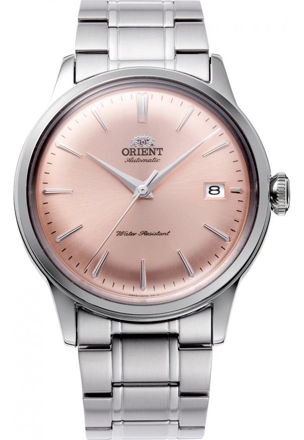 orient - Zegarek męski Orient RA-AC0M11Y30B srebrny. Kolor: srebrny