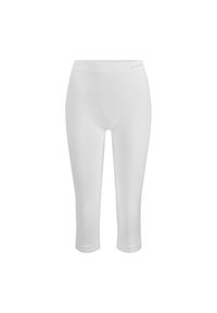 Damskie legginsy 3/4 Falke Warm. Kolor: biały #1