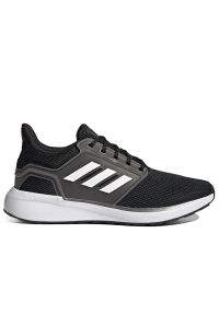 Adidas - Buty adidas EQ19 Run GY4719 - czarno-szare. Zapięcie: sznurówki. Kolor: wielokolorowy, czarny, szary. Materiał: materiał, guma. Szerokość cholewki: normalna. Model: Adidas Cloudfoam. Sport: bieganie #1