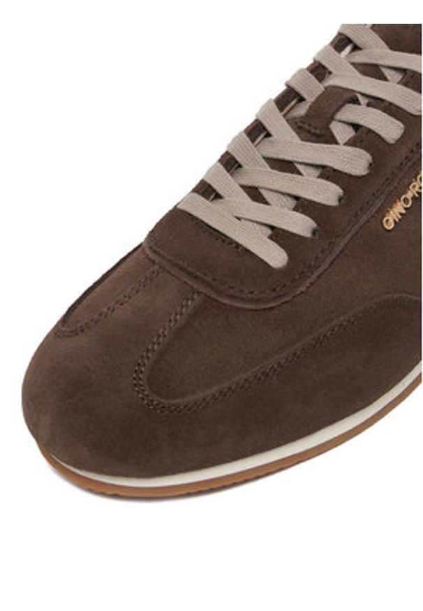 Gino Rossi - GINO ROSSI Sneakersy EO-ALFREDO-01 126AM Brązowy. Kolor: brązowy. Materiał: skóra, zamsz