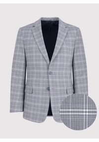Pako Lorente - PAKO LORENTE – Marynarka garniturowa P22SF-3G-005-N-S. Okazja: na wesele, na ślub cywilny. Materiał: wiskoza, poliester, elastan. Styl: elegancki