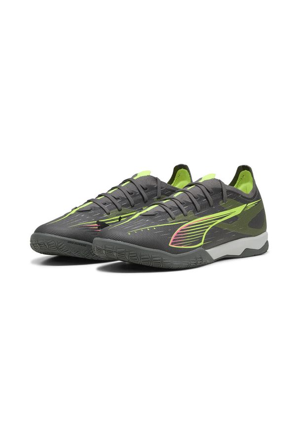 Puma - Halowe buty piłkarskie ULTRA 5 MATCH IT PUMA. Kolor: żółty, wielokolorowy, niebieski, szary. Sport: piłka nożna