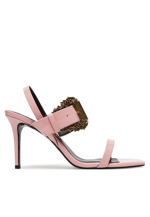 Versace Jeans Couture Sandały 78VA3S71 Różowy. Kolor: różowy. Materiał: skóra