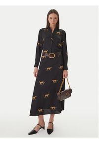 LOLA CASADEMUNT Spódnica maxi LS2608008 Czarny Regular Fit. Kolor: czarny. Materiał: syntetyk #5