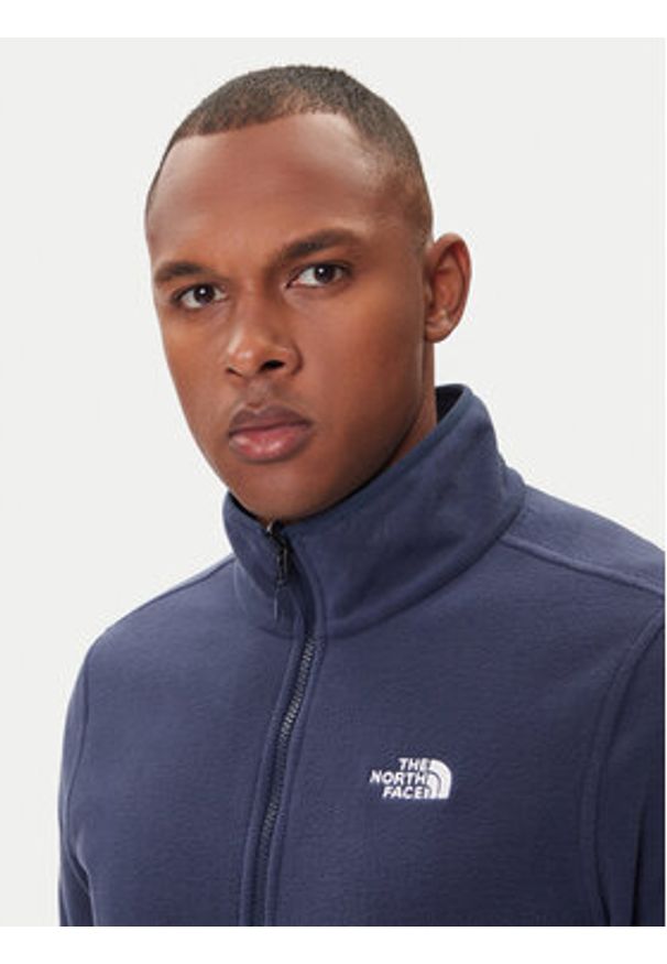 The North Face Polar Glacier NF0A8D0R Granatowy Regular Fit. Kolor: niebieski. Materiał: syntetyk