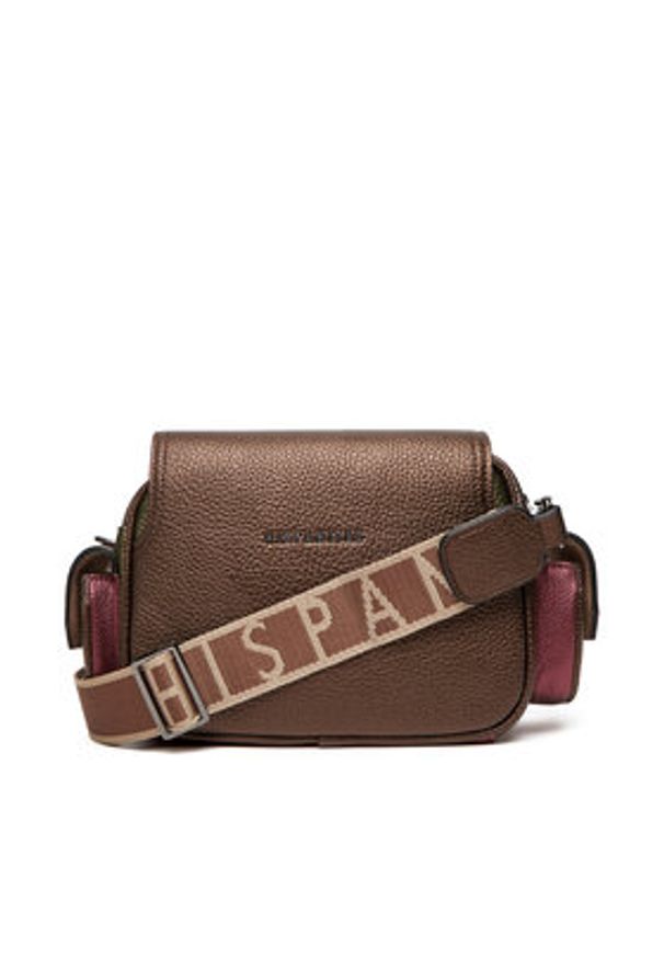 Hispanitas Torebka BI254327 Brązowy. Kolor: brązowy. Materiał: skórzane