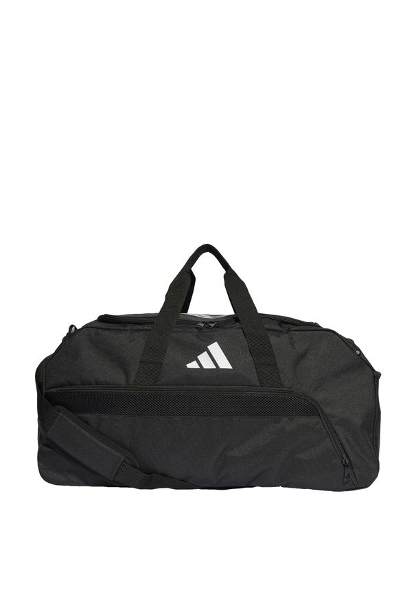 Adidas - Tiro League Duffel Bag Medium. Kolor: biały, czarny, wielokolorowy. Materiał: materiał