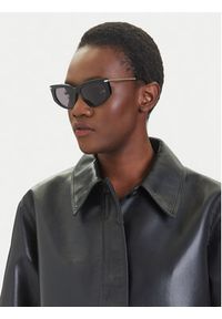 Max Mara Okulary przeciwsłoneczne MM0100 01A Czarny. Kolor: czarny #3