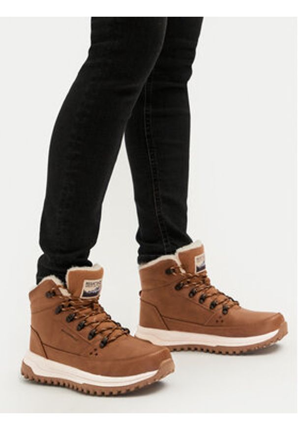 Regatta Trapery Scherbourne Brązowy. Kolor: brązowy. Materiał: skóra