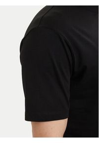 Karl Lagerfeld - KARL LAGERFELD T-Shirt 755143 563225 Czarny Regular Fit. Typ kołnierza: dekolt w karo. Kolor: czarny. Materiał: bawełna #2