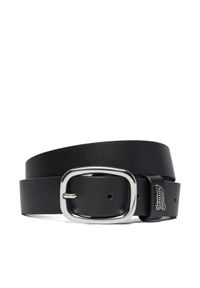 Tommy Jeans Pasek Tjw Oval 3.0 Buckle AW0AW18812 Czarny. Kolor: czarny. Materiał: skóra #1