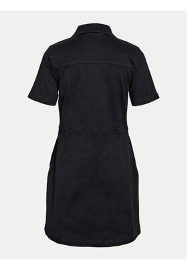 Noisy may - Noisy May Sukienka jeansowa Nisa 27032980 Czarny Slim Fit. Kolor: czarny. Materiał: bawełna