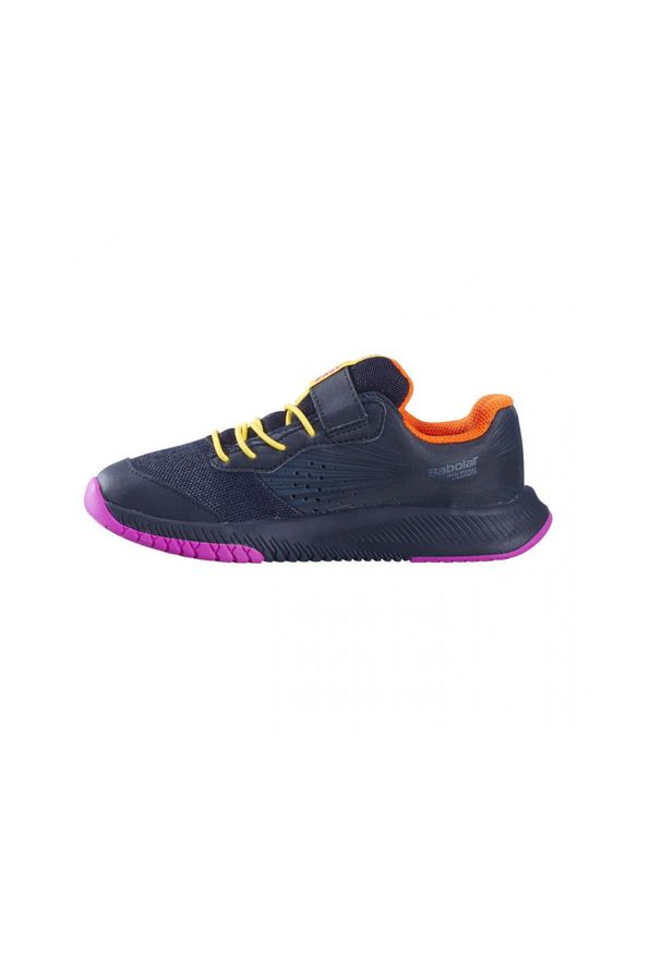 Buty do tenisa dziecięce Babolat Pulsion AC Kid. Kolor: czarny, pomarańczowy, różowy, wielokolorowy. Sport: tenis