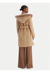 Rinascimento Płaszcz zimowy CFC0126714003 Beżowy Regular Fit. Kolor: beżowy. Materiał: syntetyk. Sezon: zima #6