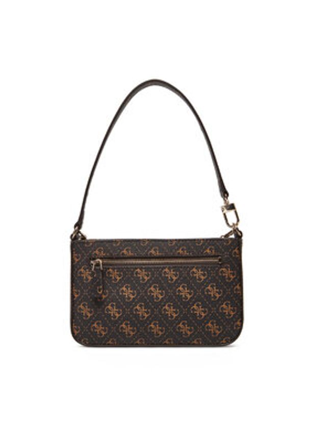 Guess Torebka Noelle II Mini HWQG96 72720 Brązowy. Kolor: brązowy. Materiał: skórzane