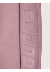Guess Spodnie dresowe J2YQ26 FL03S Fioletowy Regular Fit. Kolor: fioletowy. Materiał: bawełna #3