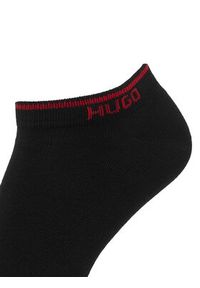 Hugo - HUGO Skarpety krótkie 50544506 Czarny. Kolor: czarny. Materiał: bawełna #4