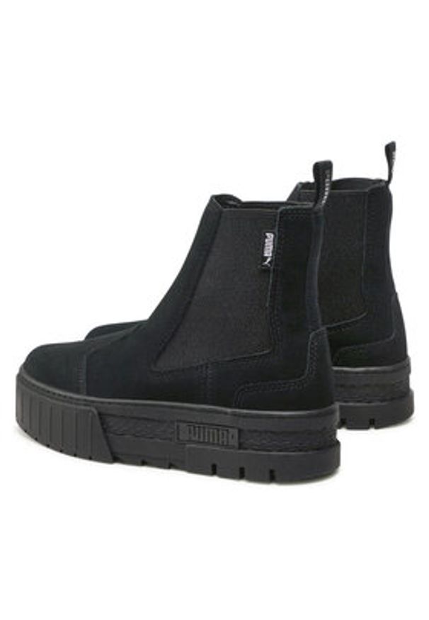 Puma Sztyblety Mayze Chelsea Suede Wn's 382829 01 Czarny. Kolor: czarny. Materiał: skóra, zamsz