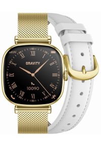 Smartwatch Gravity SMARTWATCH DAMSKI GRAVITY GT32-2 - ROZMOWY BLUETOOTH, DODATKOWY PASEK (sg047b). Rodzaj zegarka: smartwatch #1