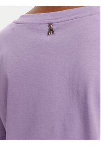 Patrizia Pepe T-Shirt 2M4422/J274-M531 Fioletowy Regular Fit. Kolor: fioletowy. Materiał: bawełna #4