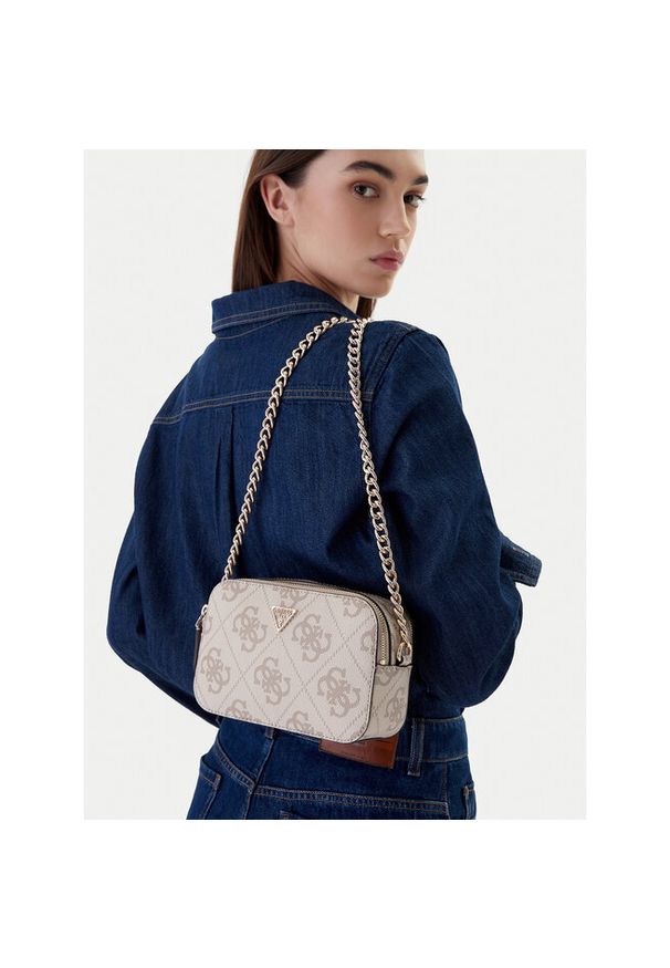 Torebka Guess. Kolor: beżowy