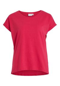 Vila T-Shirt Dreamers 14083083 Różowy Boxy Fit. Kolor: różowy. Materiał: bawełna, syntetyk