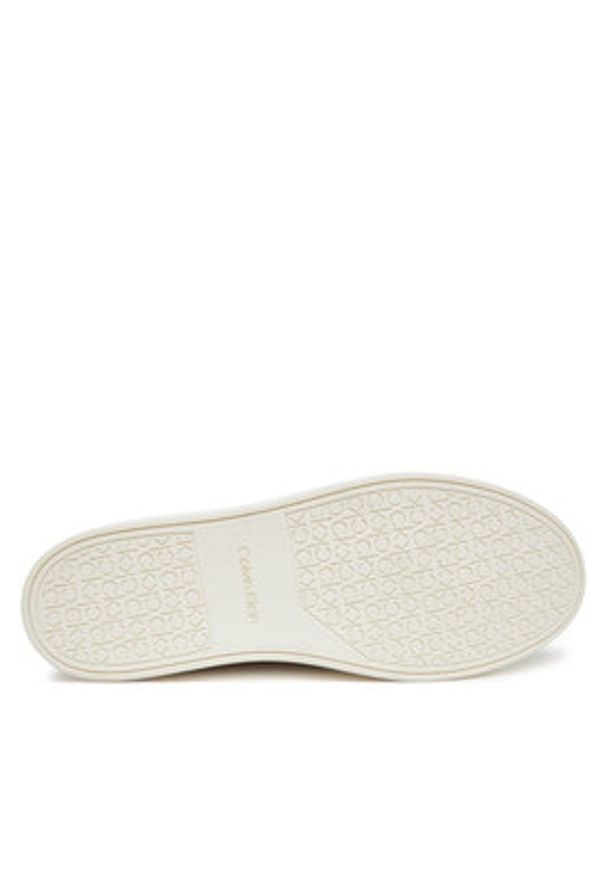 Calvin Klein Mokasyny Hybrid Lace Up Boat Lth HM0HM01812 Brązowy. Kolor: brązowy. Materiał: skóra