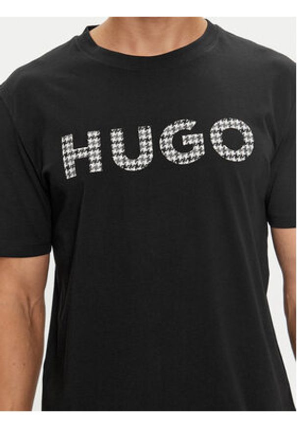 Hugo T-Shirt Dulivio_U243 50519724 Czarny Regular Fit. Kolor: czarny. Materiał: bawełna