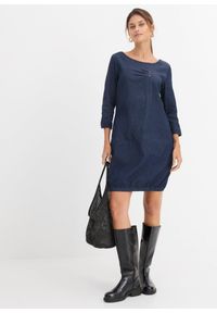 bonprix - Sukienka dżinsowa ze stretchem. Kolor: niebieski #3