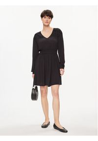 Vila Sukienka codzienna Mesa 14092006 Czarny Loose Fit. Okazja: na co dzień. Kolor: czarny. Materiał: wiskoza. Typ sukienki: proste. Styl: casual #3