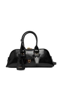 Pinko - PINKO Torebka Bowling Bag Baguette AI 25-26 105334 A2VW Czarny. Kolor: czarny. Materiał: skórzane #6