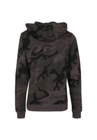 BUILD YOUR BRAND - Bluza Z Kapturem Camo Dla Dorosłych Unisex. Typ kołnierza: kaptur. Kolor: zielony, wielokolorowy, brązowy