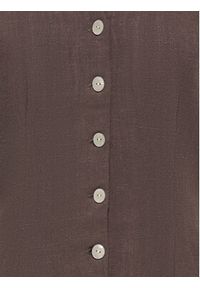 only - ONLY Sukienka codzienna Siesta 15357797 Brązowy ciemny Regular Fit. Okazja: na co dzień. Kolor: brązowy. Materiał: wiskoza. Typ sukienki: proste. Styl: casual #3