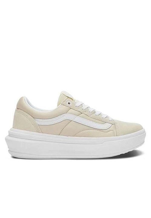 Tenisówki Vans Model Old Skool Overt Cc Kolor Beżowy. Kolor: beżowy. Materiał: tkanina, skóra. Model: Vans Old Skool. Sport: skateboard