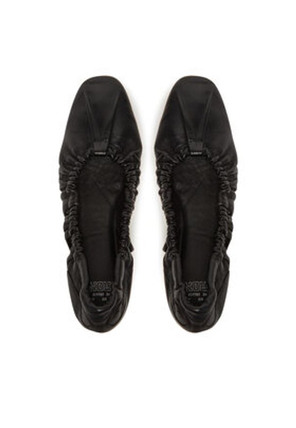 Bronx Baleriny Alor-A 66496-D Czarny. Kolor: czarny. Materiał: skóra