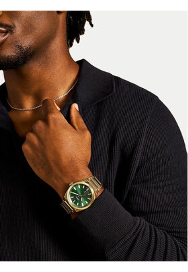 Fossil Zegarek FS6090 Złoty. Kolor: złoty