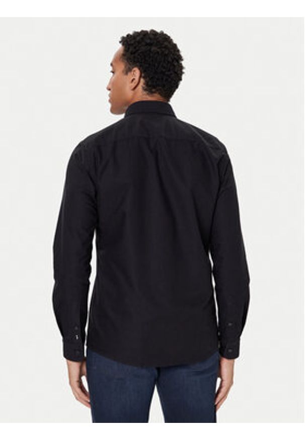 BOSS Koszula H-Roan 50544917 Czarny Slim Fit. Kolor: czarny. Materiał: bawełna