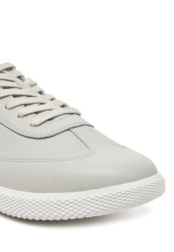 Calvin Klein Sneakersy Low Top Lace Up Tmbl Lth HM0HM01803 Beżowy. Kolor: beżowy. Materiał: skóra