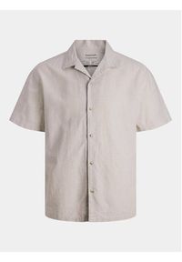 Jack & Jones - Jack&Jones Koszula Summer 12248382 Beżowy Relaxed Fit. Kolor: beżowy. Materiał: bawełna