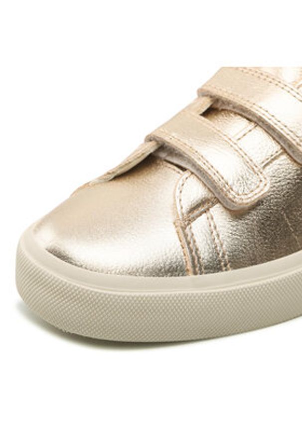 Veja Sneakersy VEJA-Recife Logo Chromefree Złoty. Kolor: złoty. Materiał: skóra