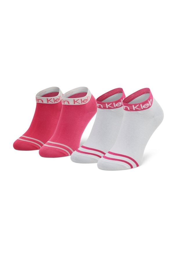 Calvin Klein Skarpety krótkie 701218775 Różowy. Kolor: różowy. Materiał: materiał